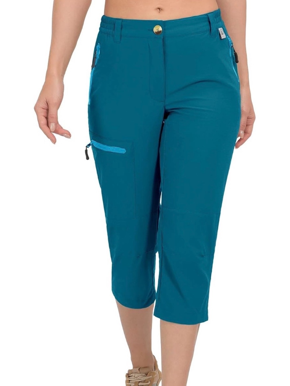 Mapamyumco Women's Travel Golf Pants Ink Blue Size M NWT